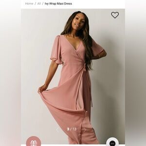 COPY - NWT Blush Wrap Dress
